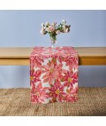 Bonnie and Neil | Table Runner | Poinsettia Red